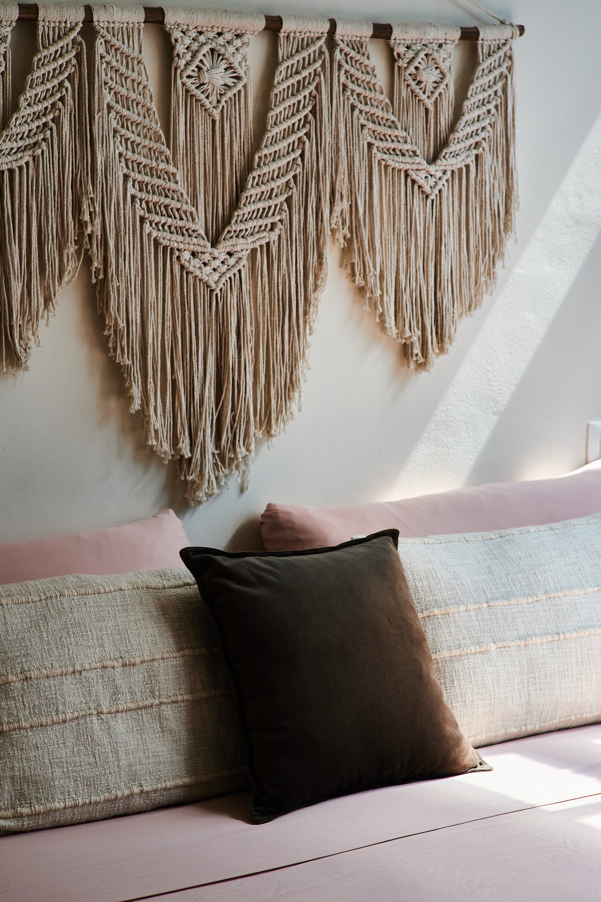Casa Flamingo outdoor dining area with pool views in designer Tulum family house