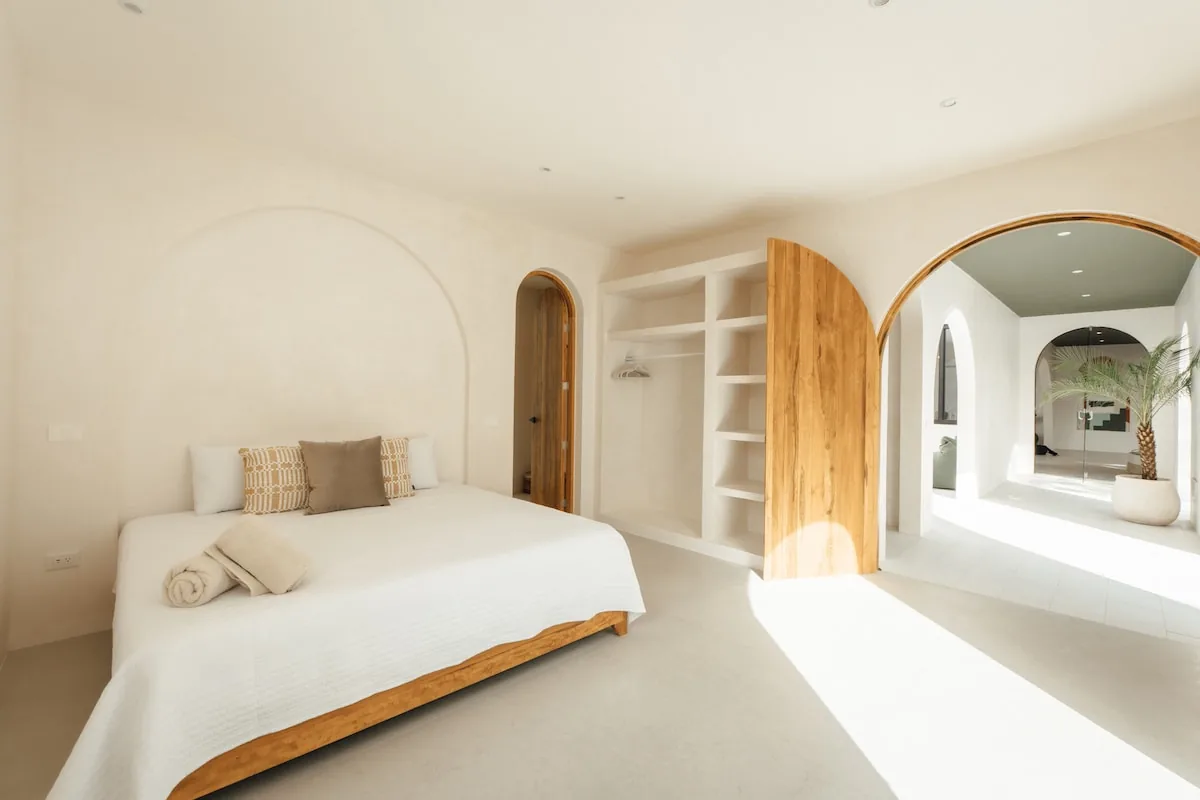 Casa Lancelot living area with open-air design