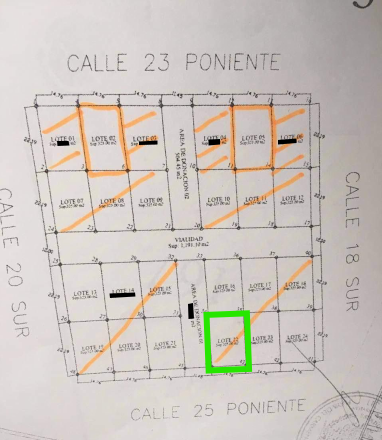 Lot 22 - Manzana 173