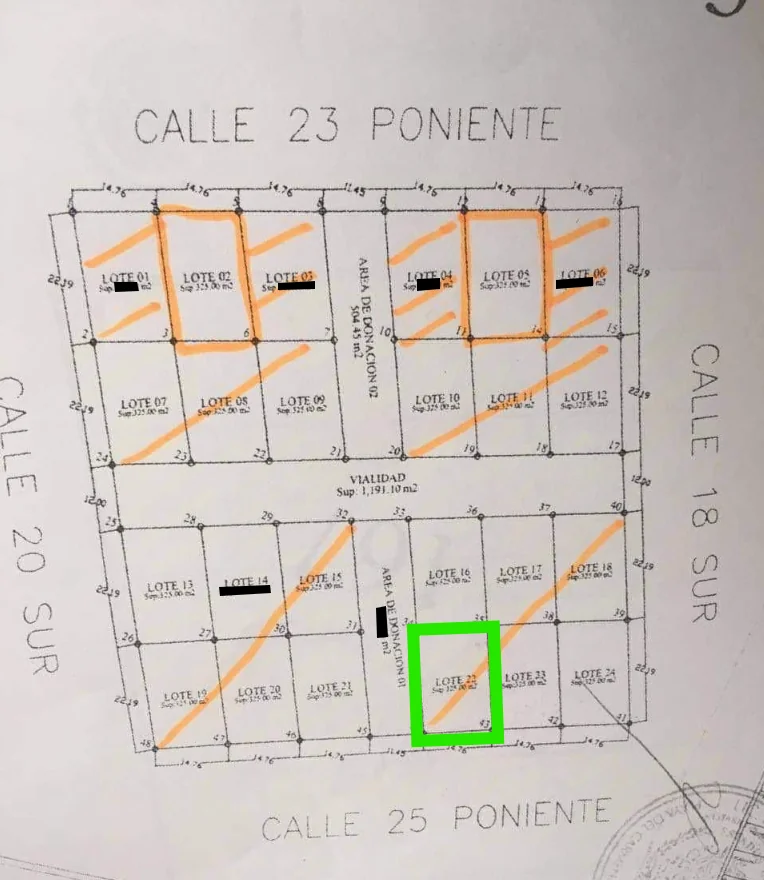 Lot 22 - Manzana 173